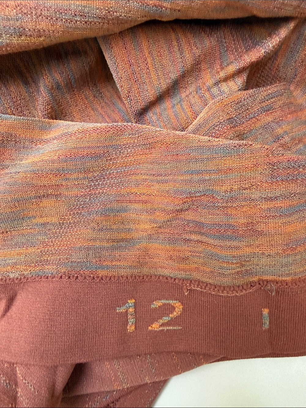 lululemon athletica Heathered Rust Orange Run Swiftly Racerback Tank - Size 12 - Picture 3 of 3